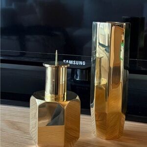 GOOP x CB2 candle stick holders
